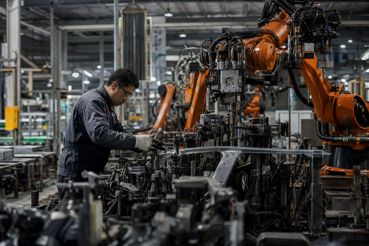Photographie d'un cadre industriel illustrant le dossier Addtech AB