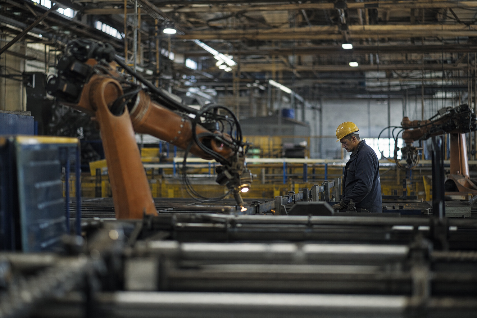 Photographie d’un cadre industriel illustrant l’histoire d’Allegion plc