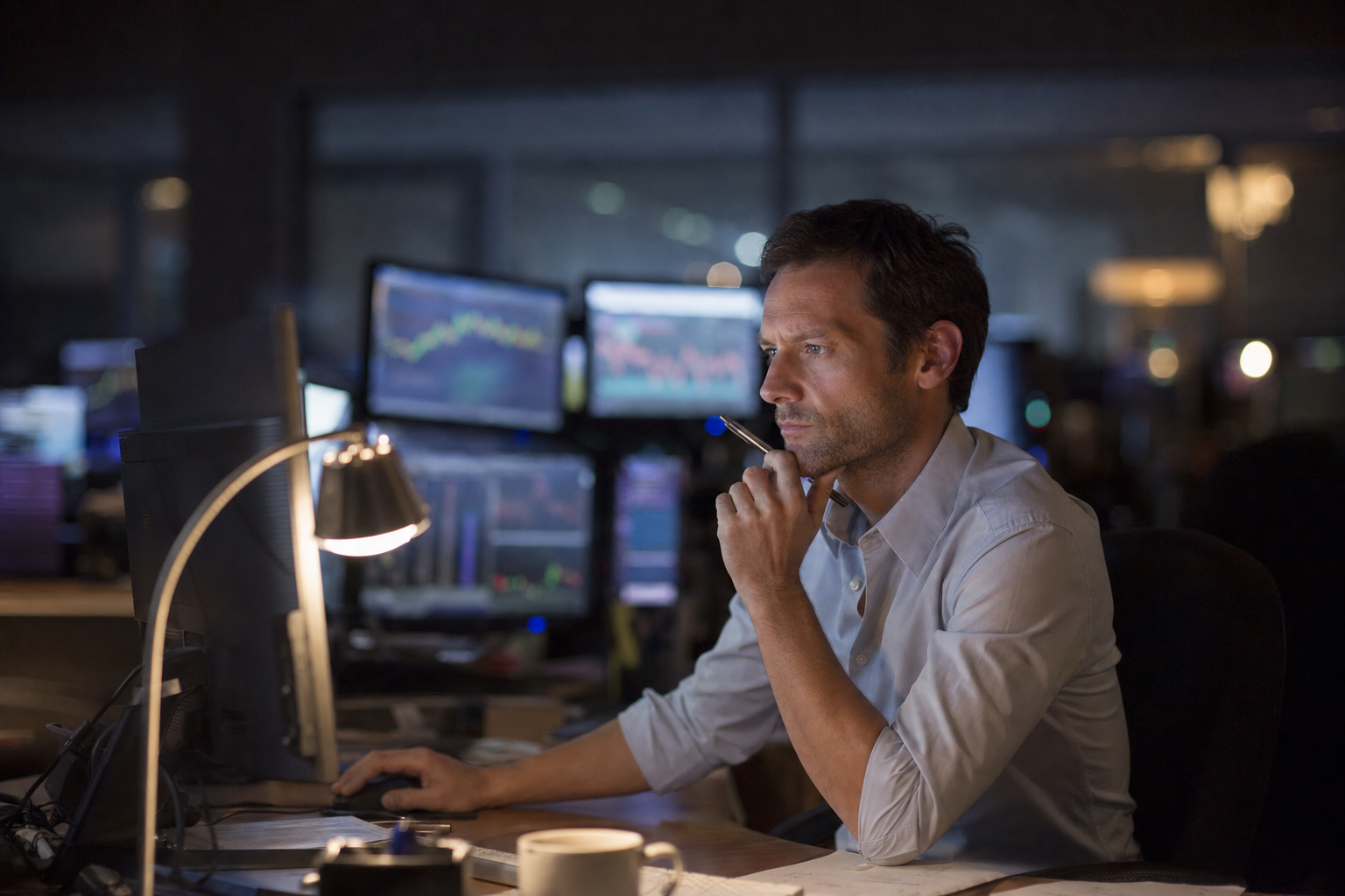 Photograph from the markets sector illustrating the Allianz insider-trading story