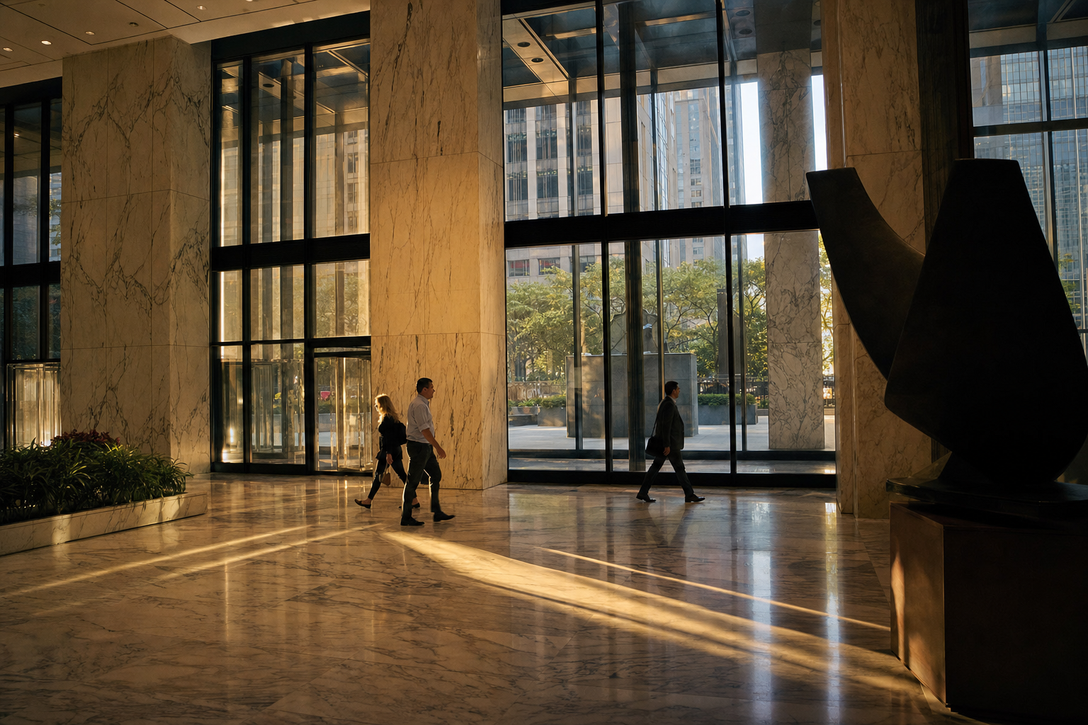 Photographie du secteur financier illustrant l'affaire de transactions d'initiés d'AMUNDI