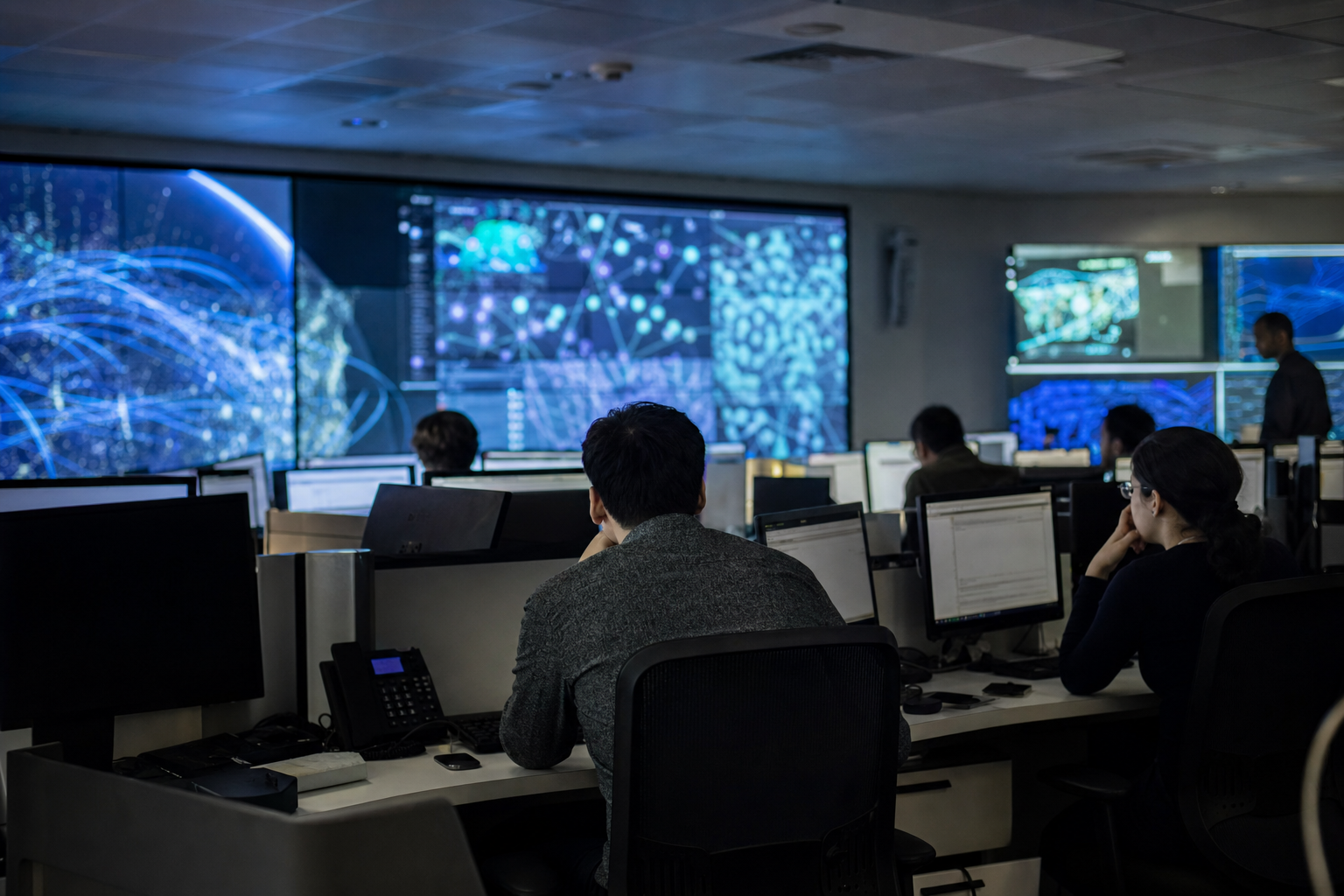 Photographie du secteur des telecoms illustrant l'article sur Ubisoft Entertainment
