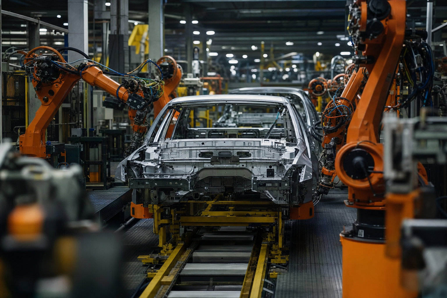Photographie d'un cadre industriel illustrant le dossier DEUTZ Aktiengesellschaft