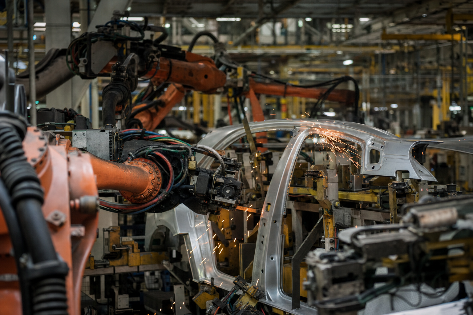Fotografía de un entorno industrial que ilustra la historia de Leonardo DRS, Inc.