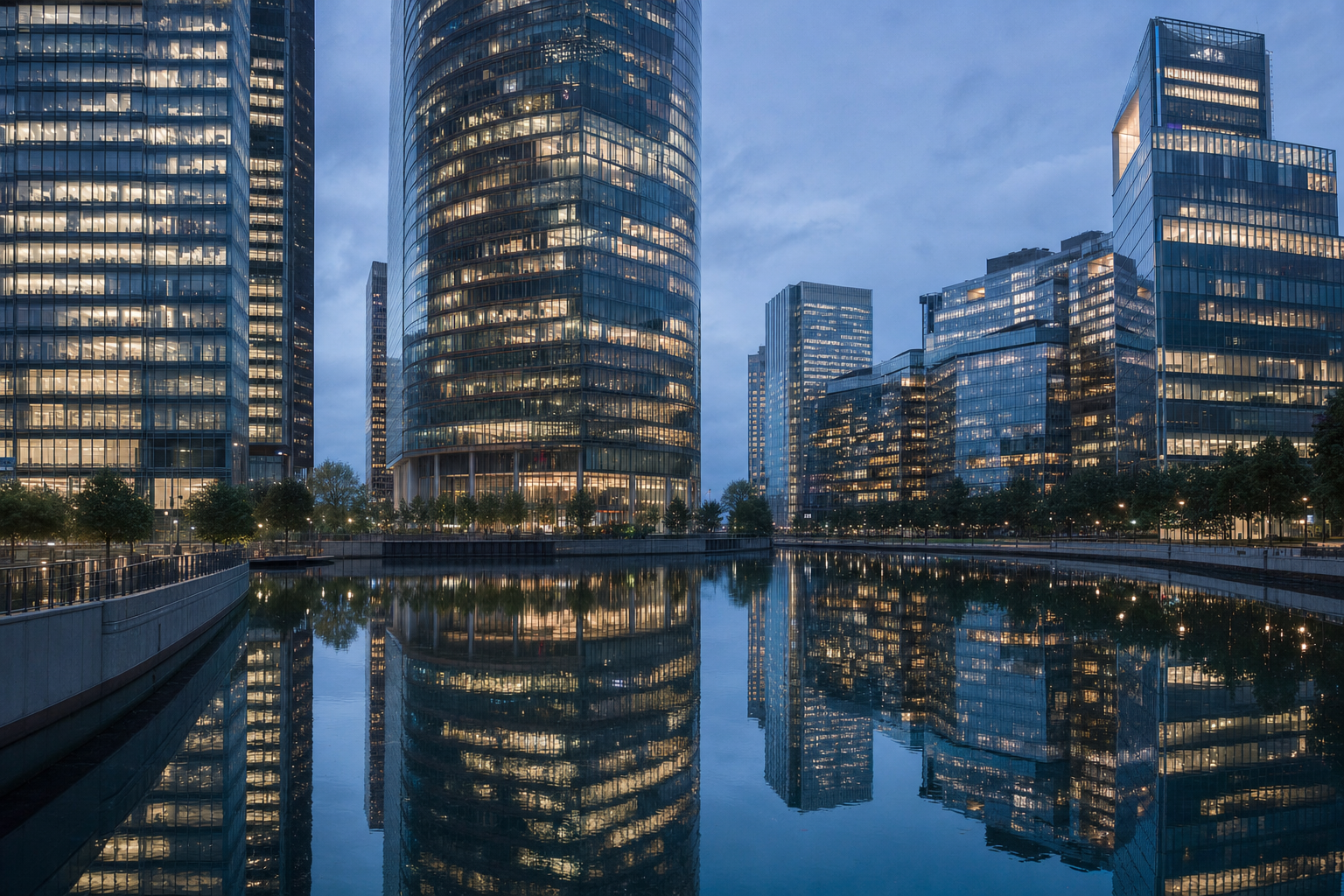 展示 EQB Inc. 相关报道的市场场景照片