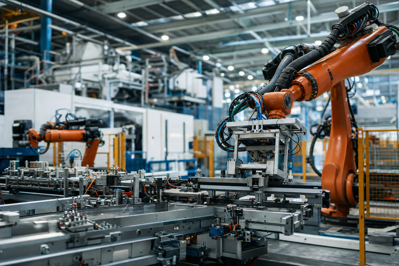Photographie d'un environnement industriel illustrant le sujet sur GETLINK SE