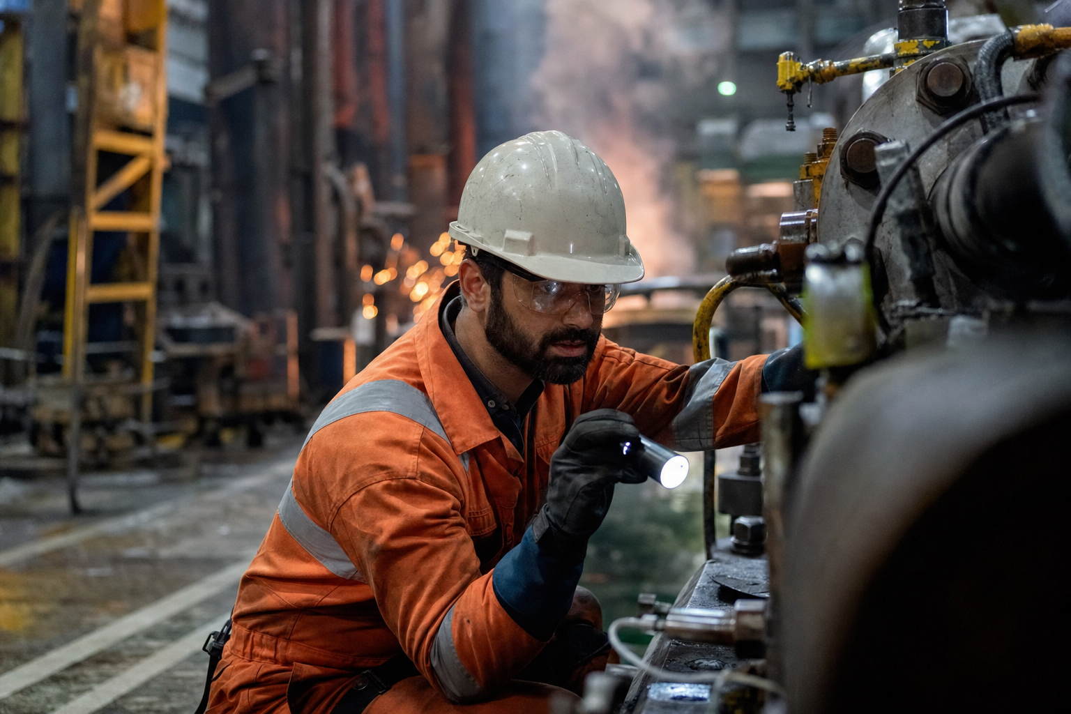 Photographie du secteur industriel illustrant l'article sur GETLINK SE