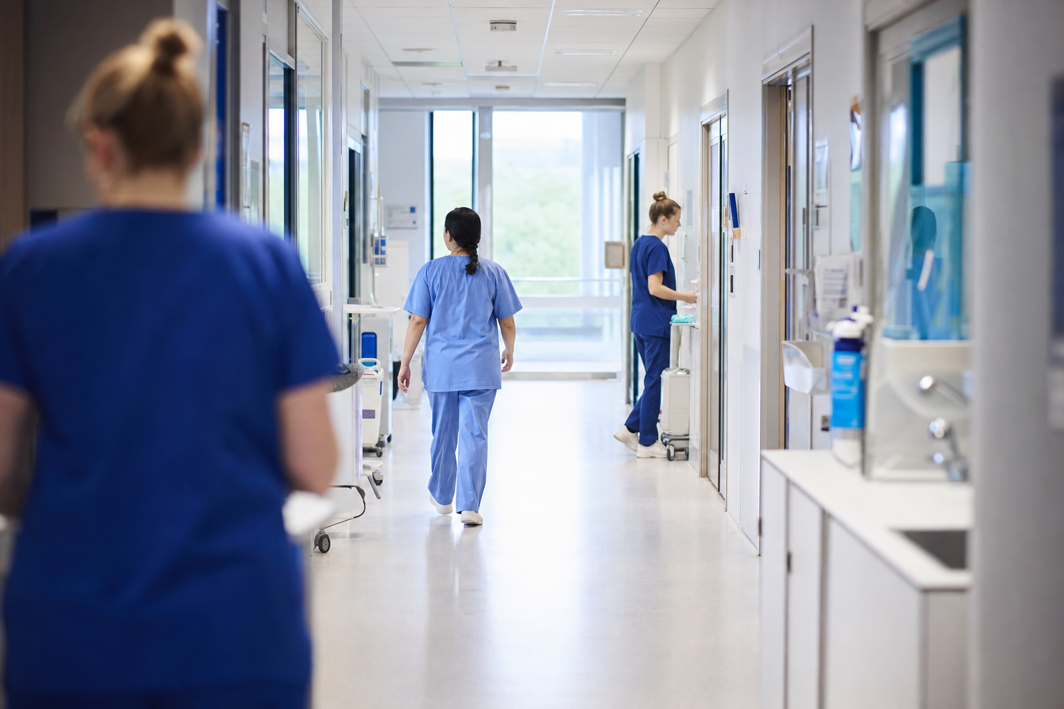 Fotografía de un entorno sanitario que ilustra la historia de GLAUKOS Corp