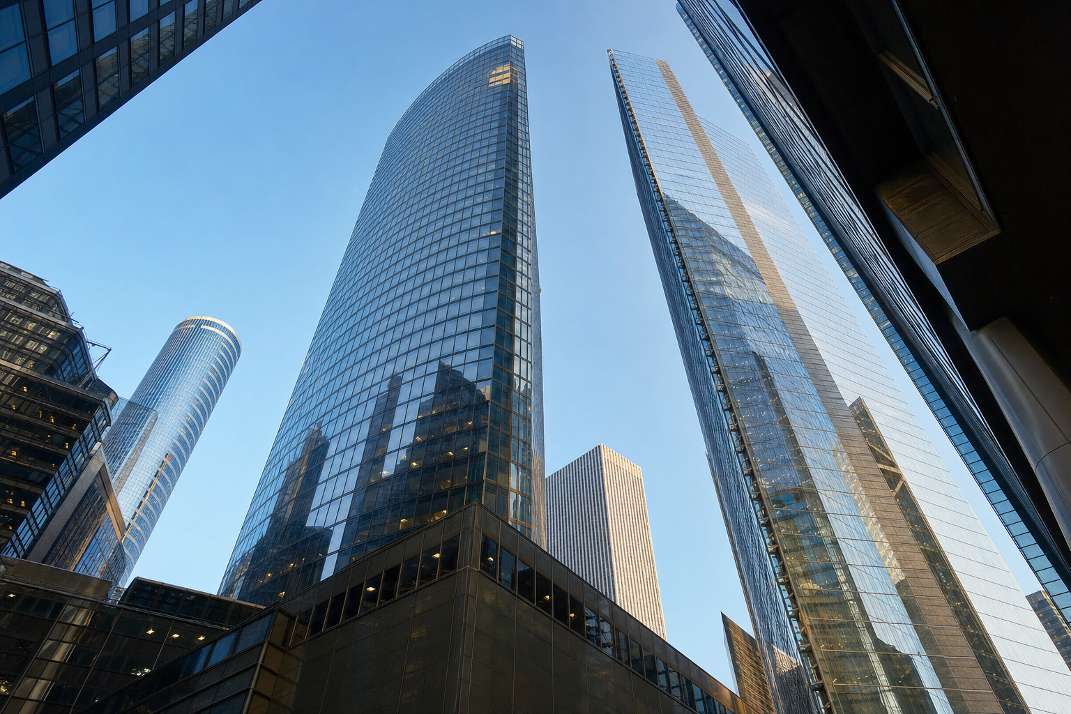 Photograph of a financial district and trading environment illustrating the Groupe Dynamite Inc. insider-trading story