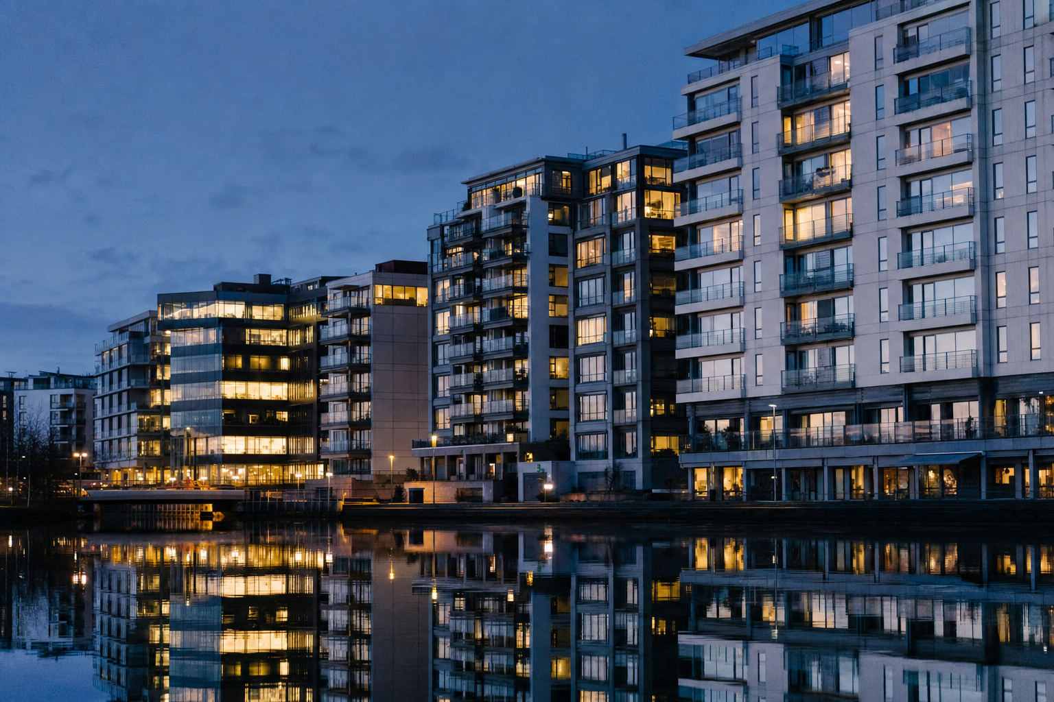 Fotografía de un entorno inmobiliario que ilustra la historia de NexLiving Communities Inc.