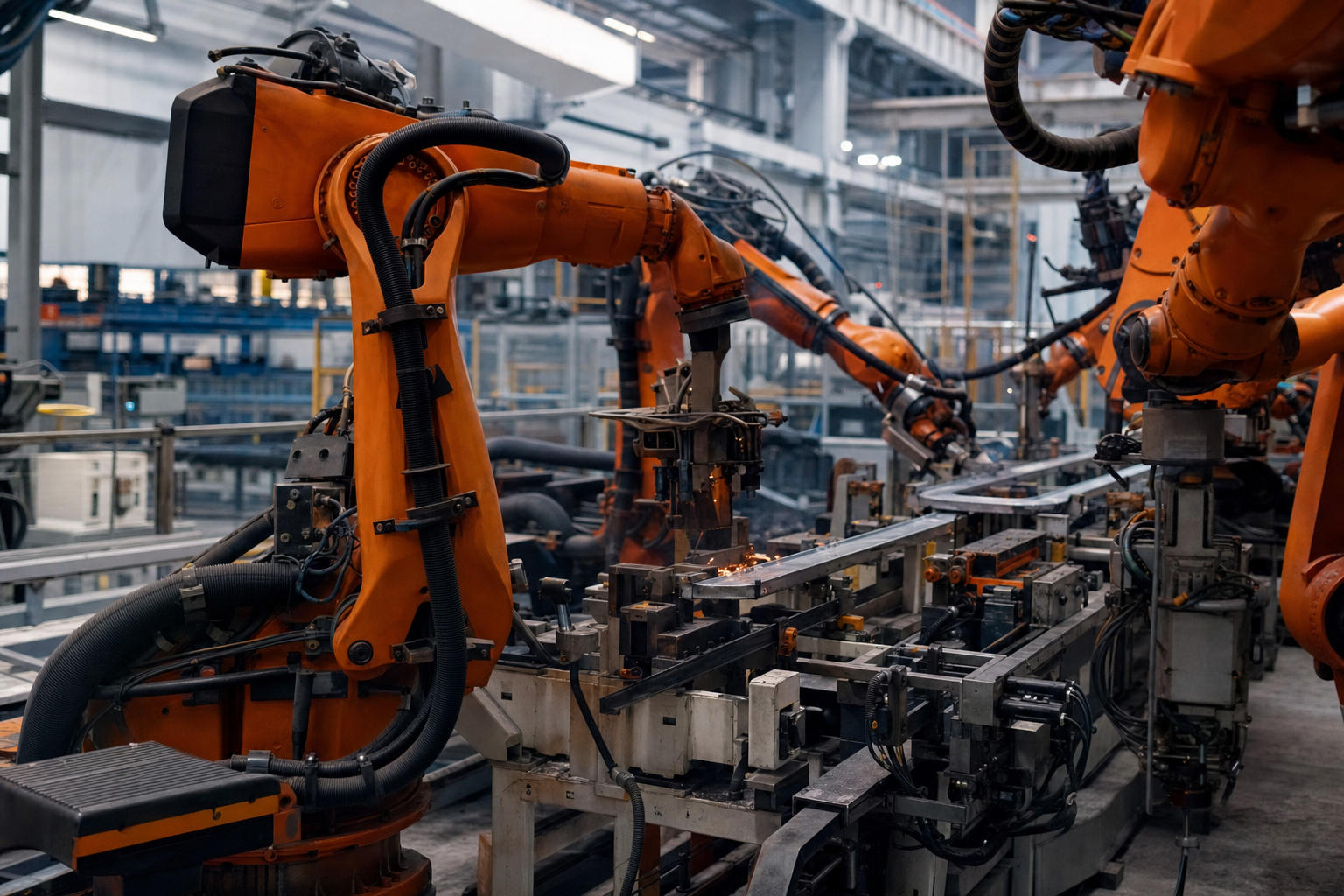Photographie d'un environnement industriel illustrant l'histoire d'Addtech AB