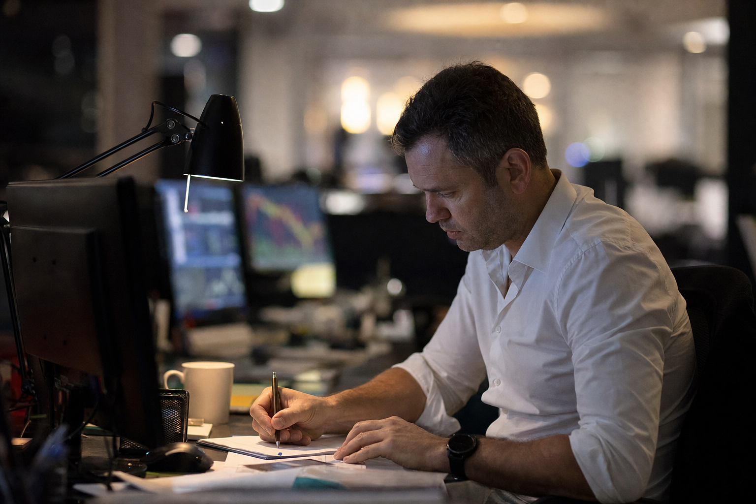 Photograph from the markets sector illustrating the Oklo Inc. insider-trading story