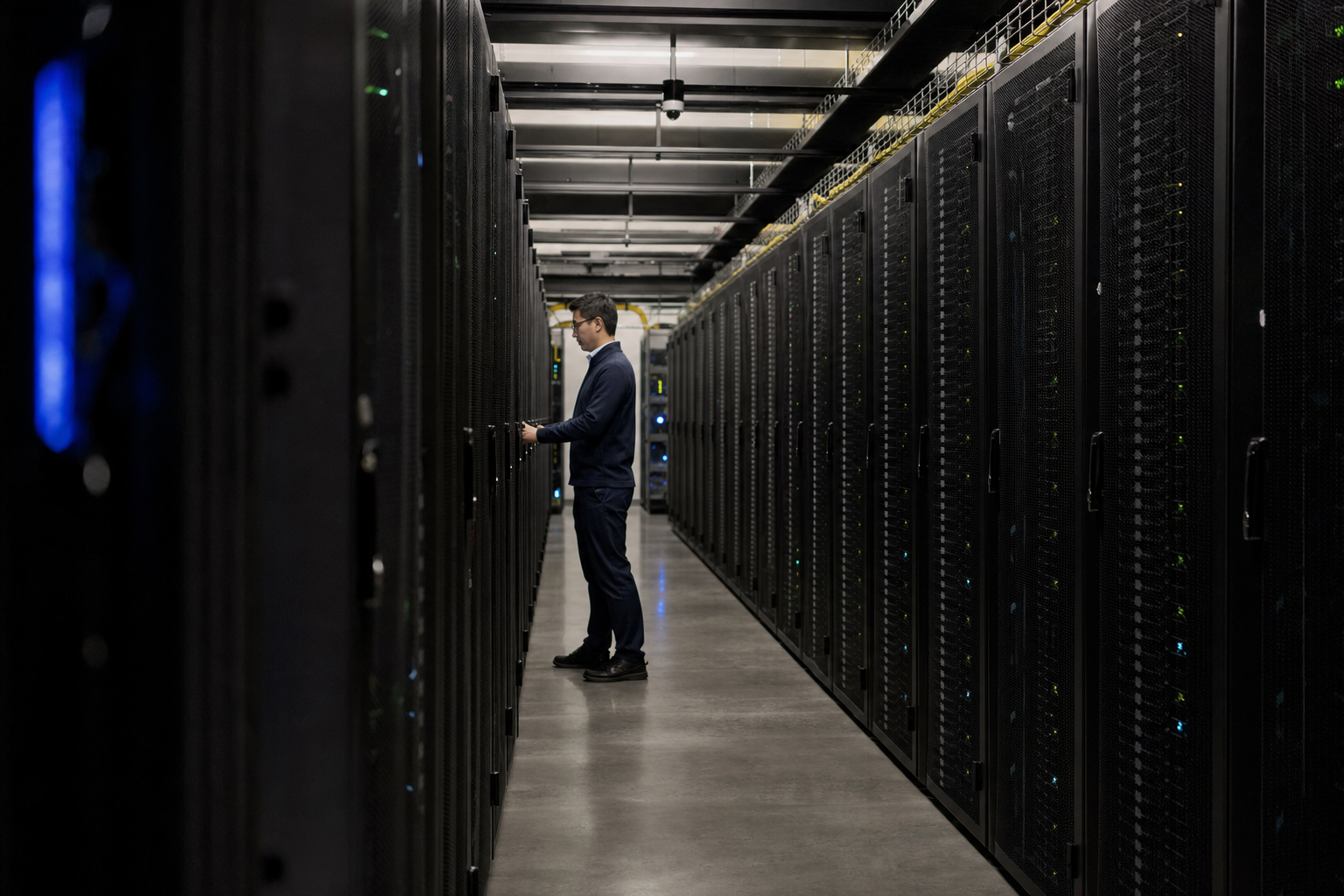 Photograph of a technology setting illustrating the QUANTUM CORP /DE/ story