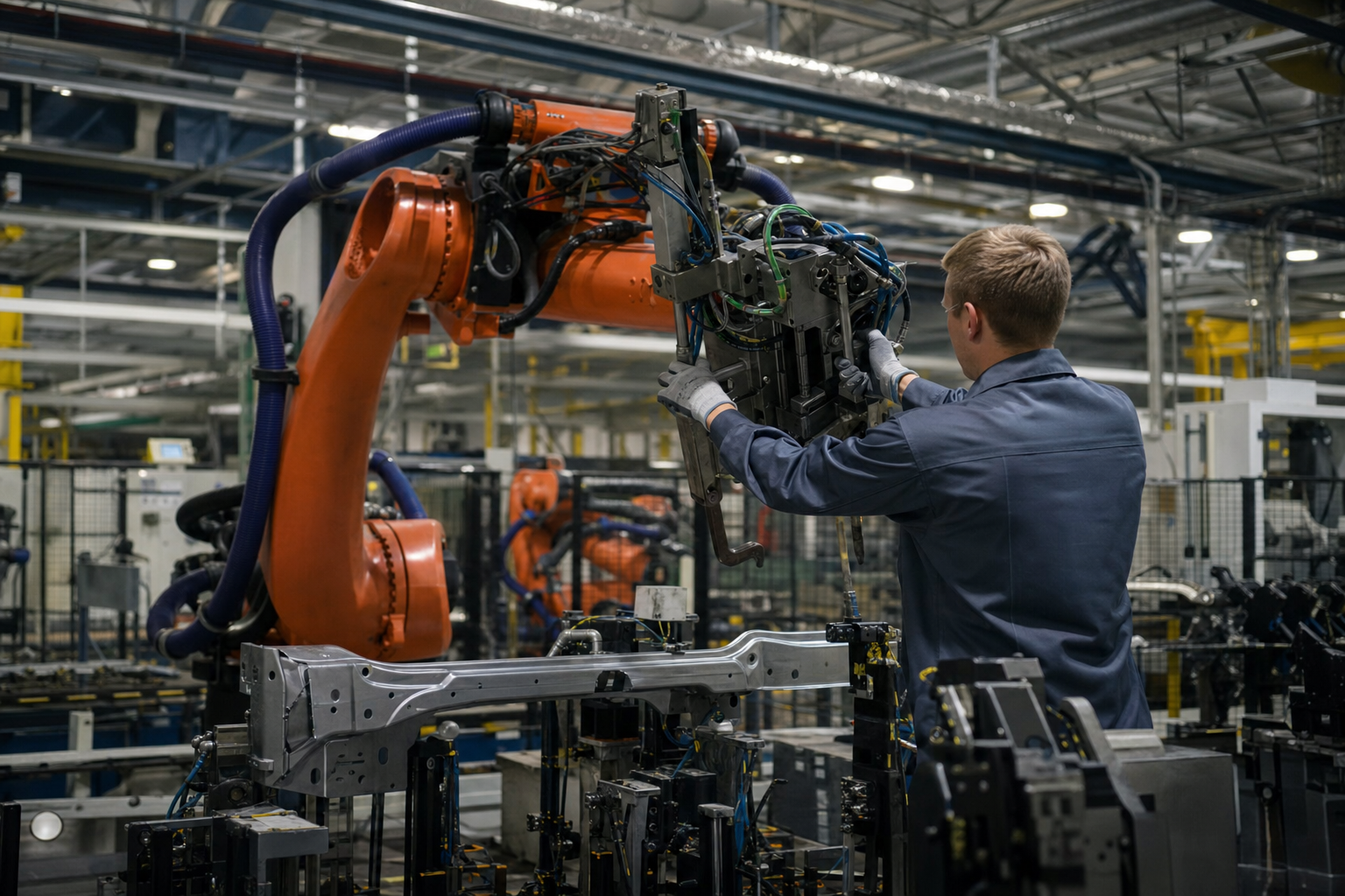 Photographie d'un environnement industriel illustrant le sujet sur RENAULT