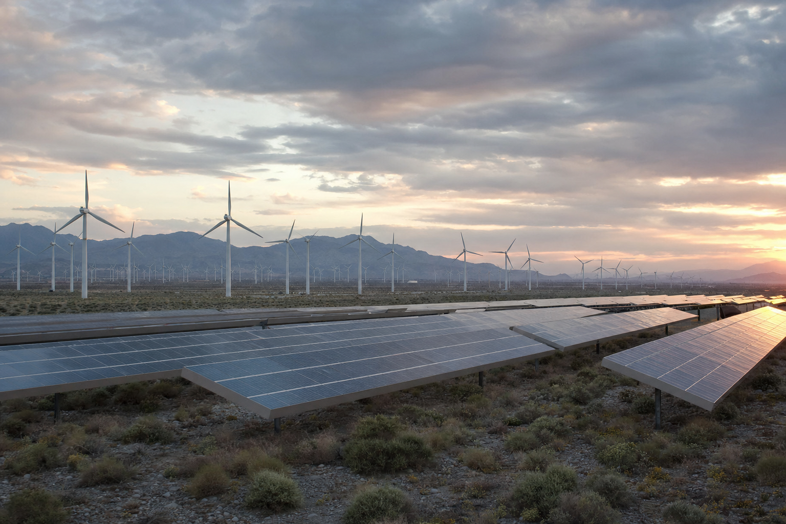 Photograph of a energy setting illustrating the Seche Environnement story