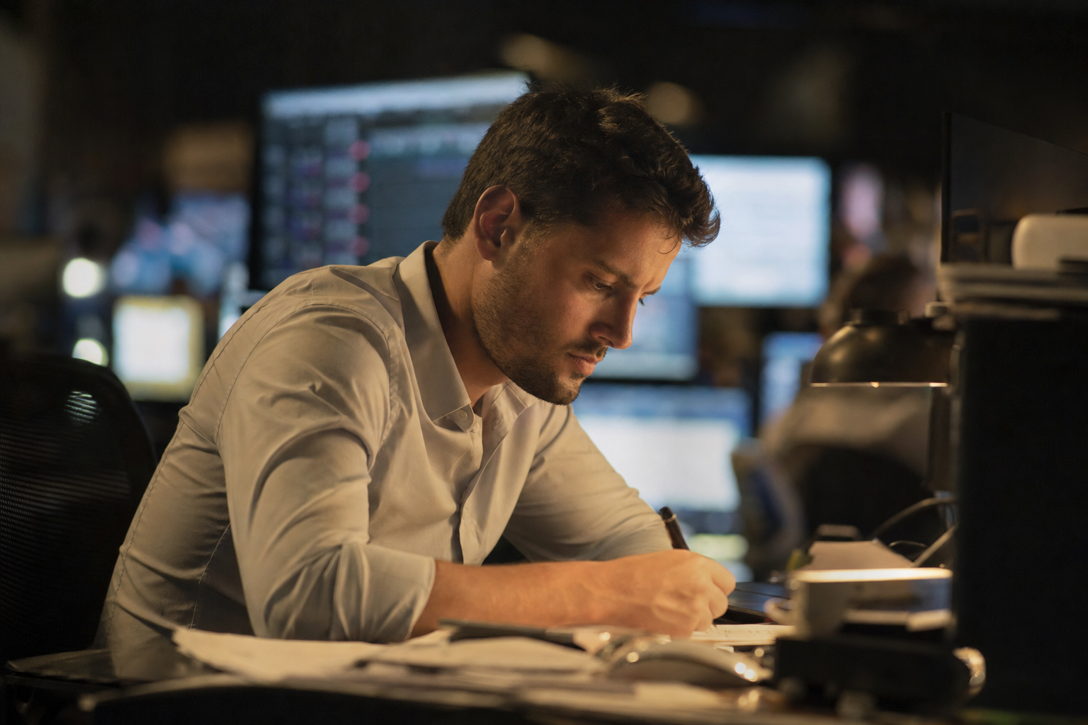 Photographie du secteur des marchés illustrant le dossier insider trading de Shell