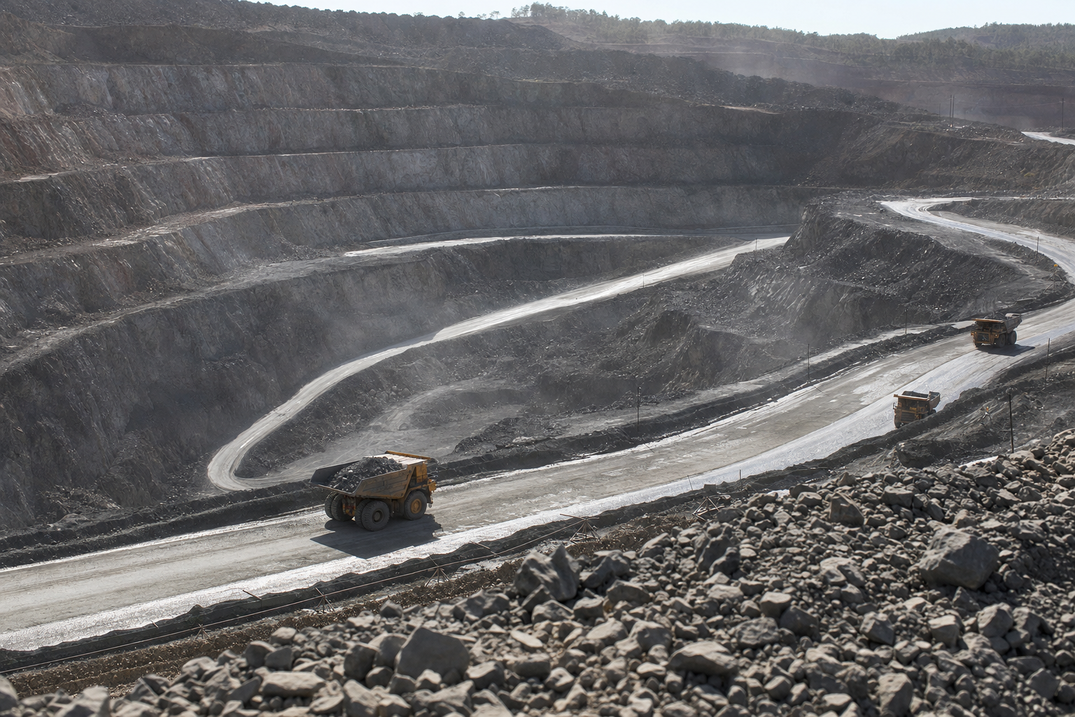 Photographie d'un environnement des materiaux illustrant le sujet sur Visionary Copper and Gold Mines Inc.