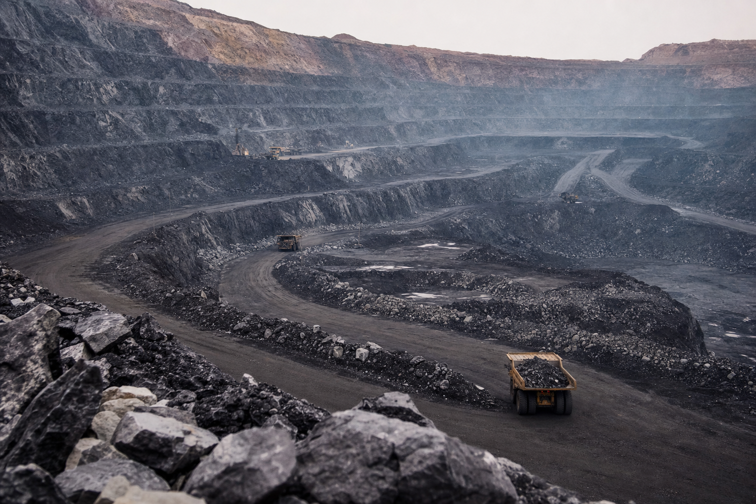 Fotografía de un entorno de materiales que ilustra la historia de Wesdome Gold Mines Ltd.